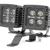 Rough Country - Kit Focos de pilar Led Jeep Wrangler JL 2019 – Gladiator JT 2020