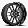 D761 CLASH GLOSS BLACK MILLED 17X9 | 6X135