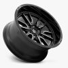 D761 CLASH GLOSS BLACK MILLED 17X9 | 6X135