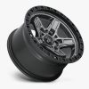D698 KICKER MATTE GUN METAL 17X9 | 5X5