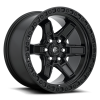 D697 KICKER MATTE BLACK 17X9 | 6X5.5