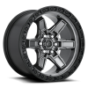 D698 KICKER MATTE GUN METAL 17X9 | 6X4.5