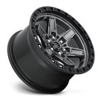 D698 KICKER MATTE GUN METAL 17X9 | 6X4.5